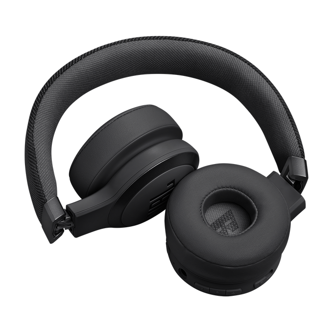 JBL Live 670NC - Black - Wireless On-Ear Headphones with True Adaptive Noise Cancelling - Detailshot 1 image number null